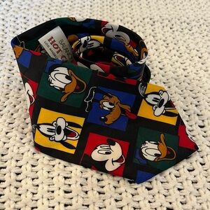 Vintage Balancine Men’s Hot Cakes Disney Character Multicolor Polyester Neck Tie